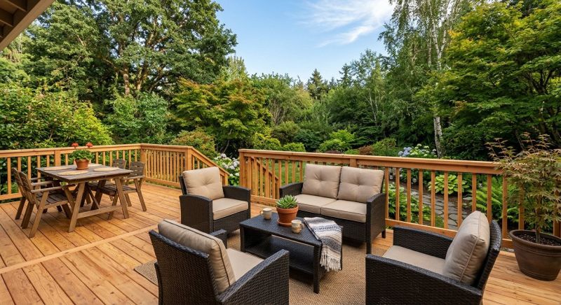 Wooden Patio Installation in Stamford, CT